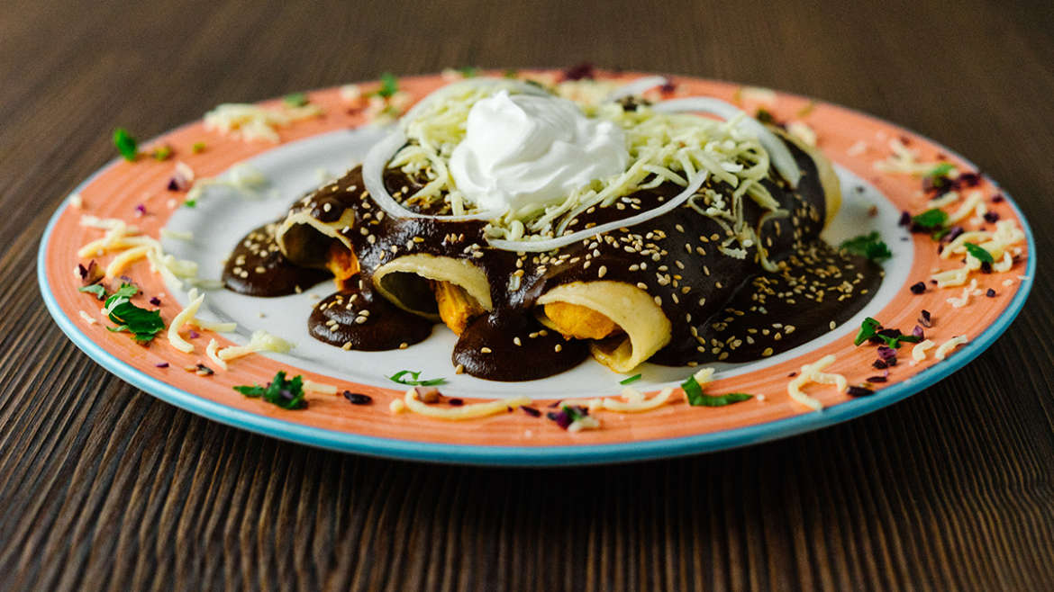 #43 Enchiladas de Mole Poblano